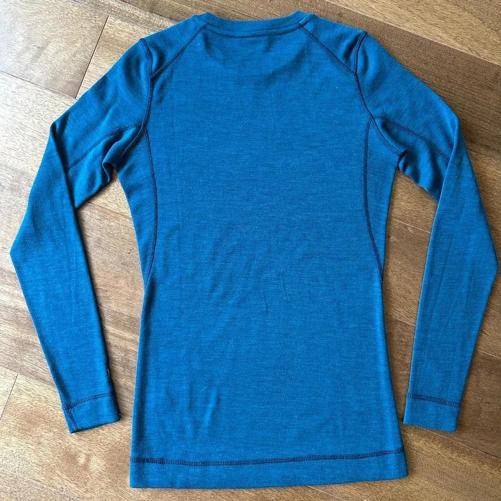Smartwool Teal Crew Neck Top - Picture 7 of 9